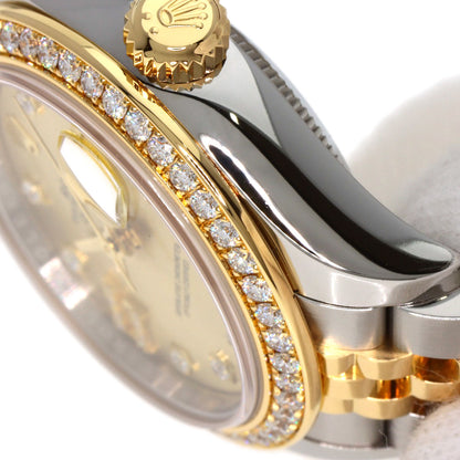 ROLEX Datejust Star IX Bezel Diamond Watches 279383RBR Stainless Steel/SSxK18YG Ladies