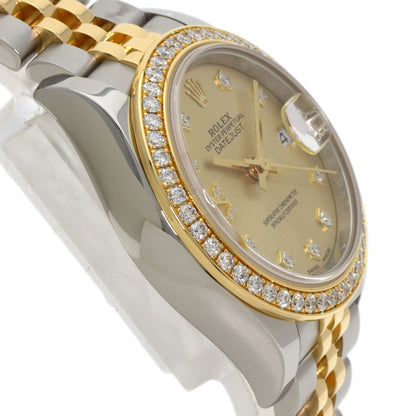 ROLEX Datejust Star IX Bezel Diamond Watches 279383RBR Stainless Steel/SSxK18YG Ladies