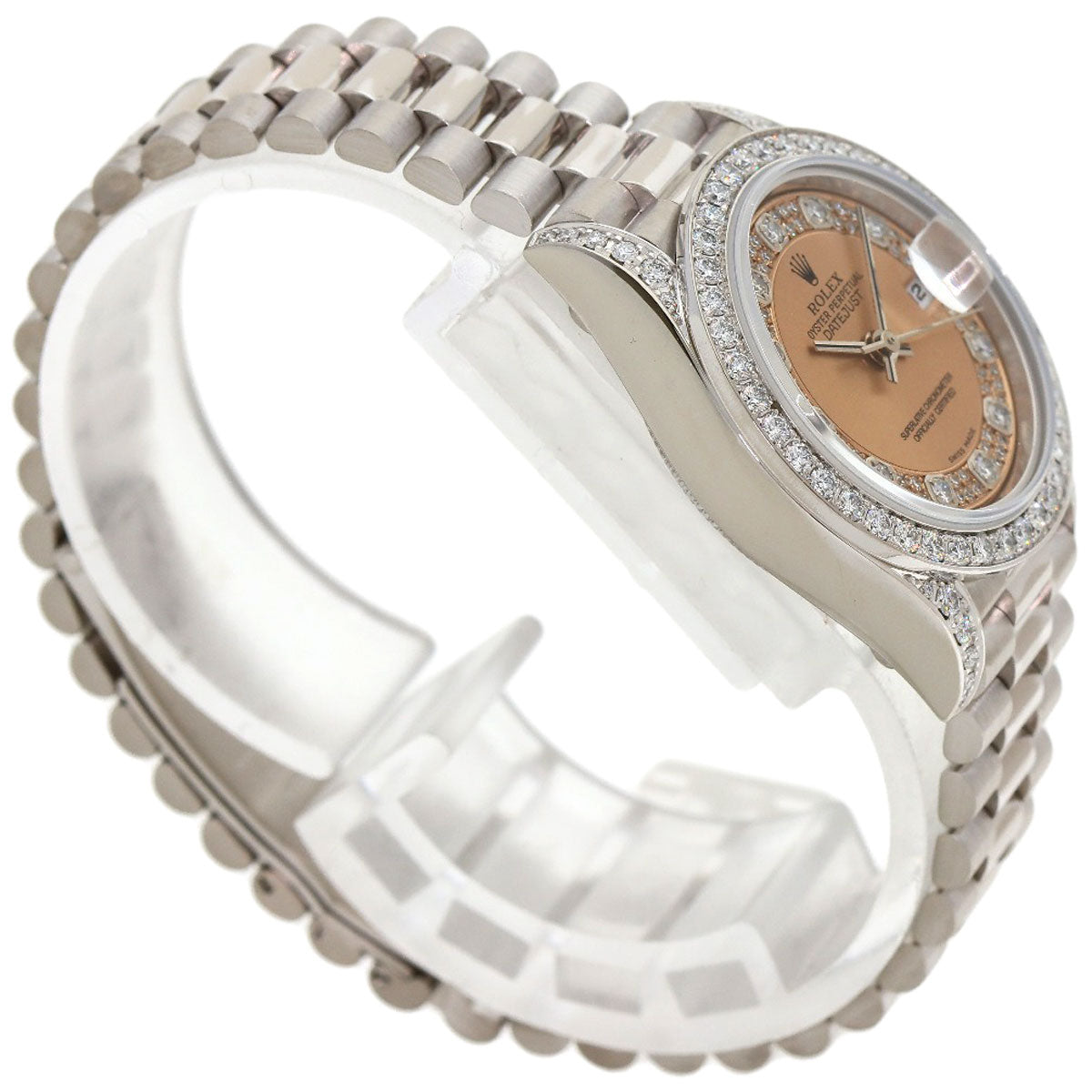 ROLEX Datejust Diamond Watches 69159 K18 White Gold/K18 White Gold Ladies