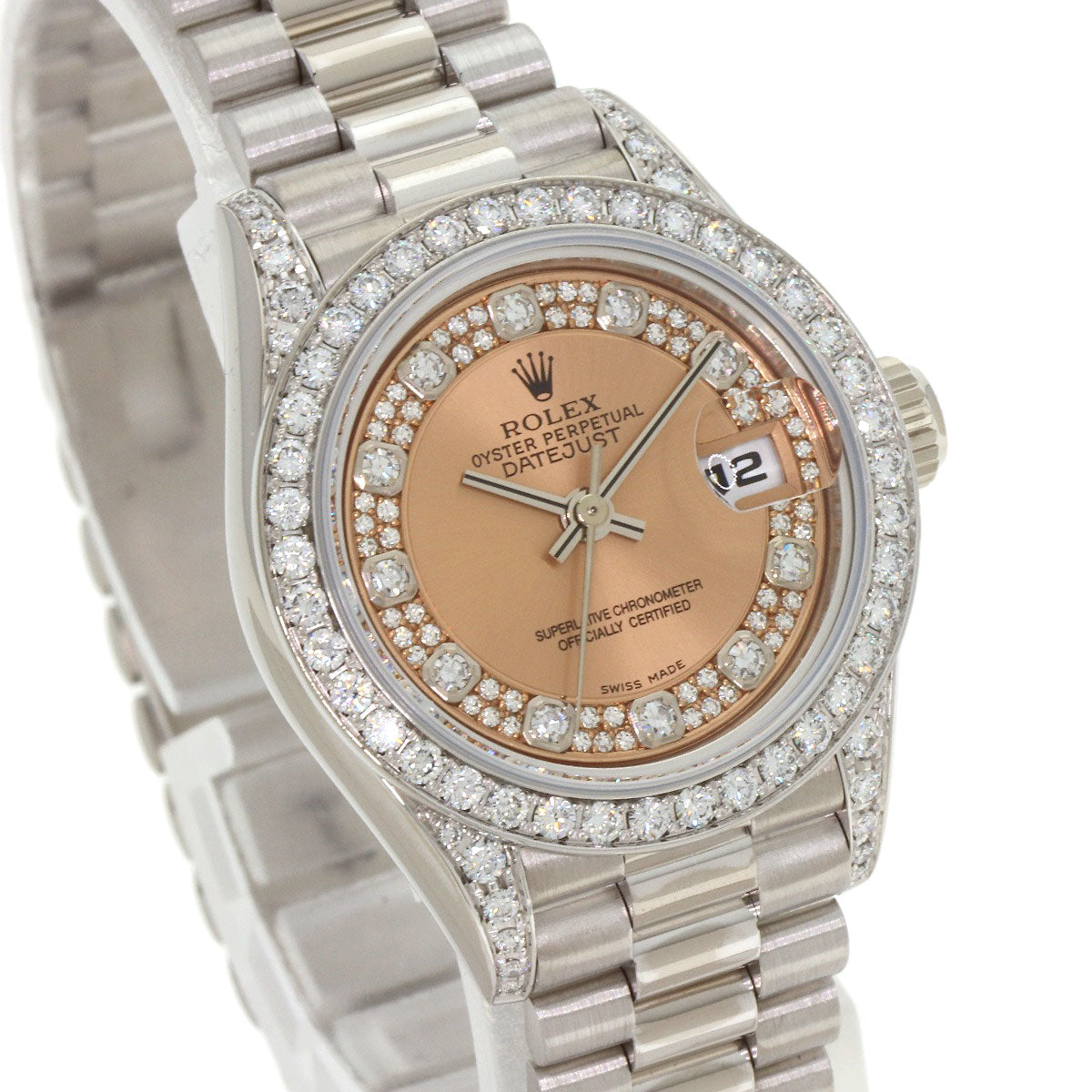 ROLEX Datejust Diamond Watches 69159 K18 White Gold/K18 White Gold Ladies