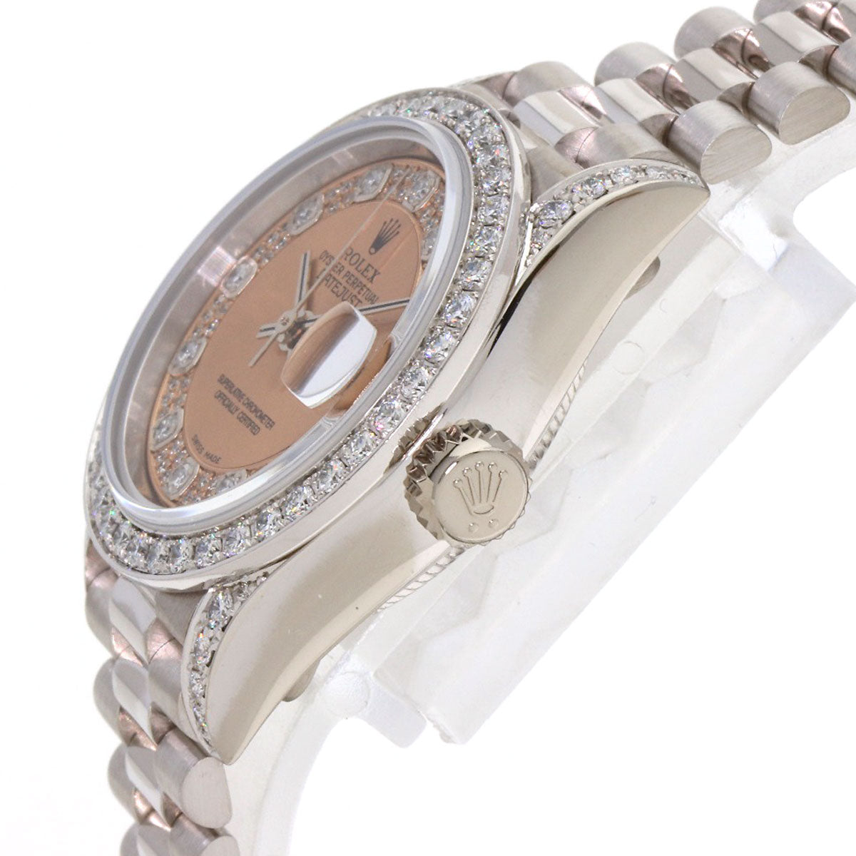 ROLEX Datejust Diamond Watches 69159 K18 White Gold/K18 White Gold Ladies