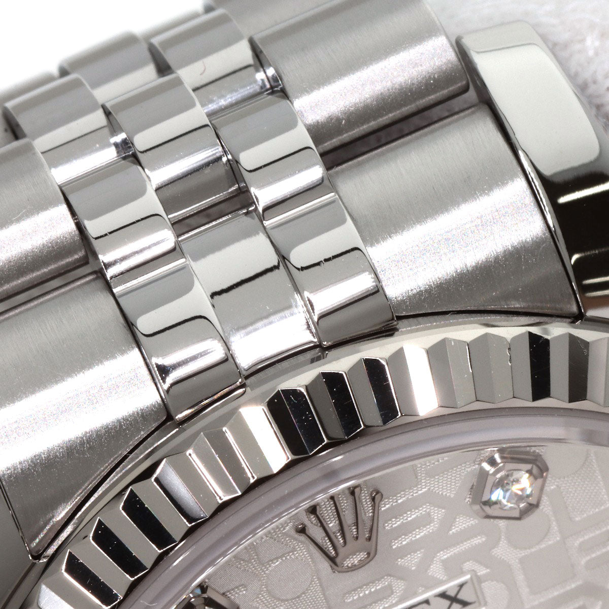 ROLEX DATEJUST 10P Diamond Watches 116234G Stainless Steel/Stainless Steel mens