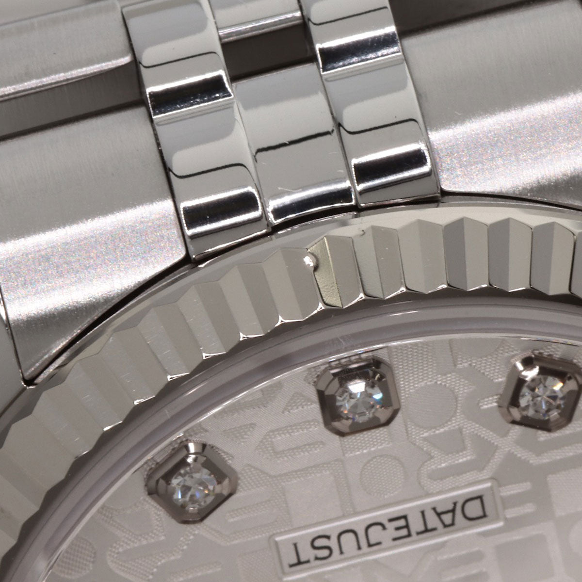 ROLEX DATEJUST 10P Diamond Watches 116234G Stainless Steel/Stainless Steel mens