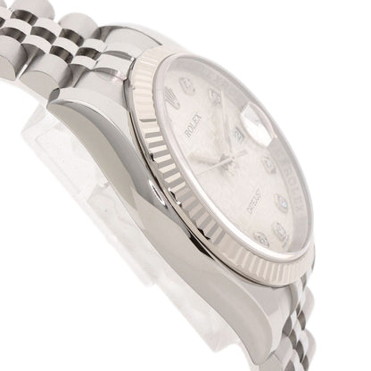 ROLEX DATEJUST 10P Diamond Watches 116234G Stainless Steel/Stainless Steel mens