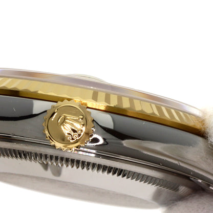 ROLEX DATEJUST 10P Diamond Watches 16233G Stainless Steel/SSxK18YG mens