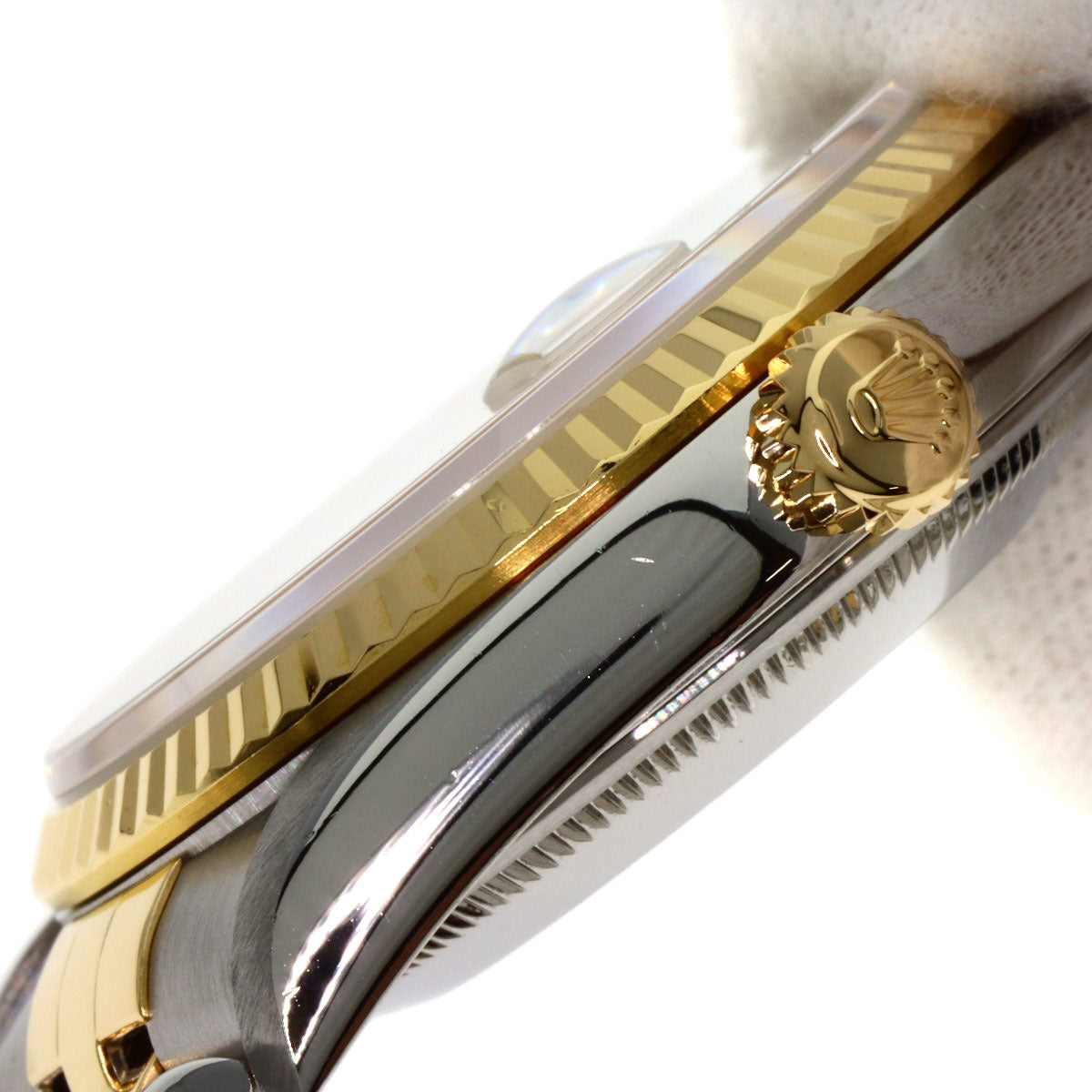 ROLEX DATEJUST 10P Diamond Watches 16233G Stainless Steel/SSxK18YG mens