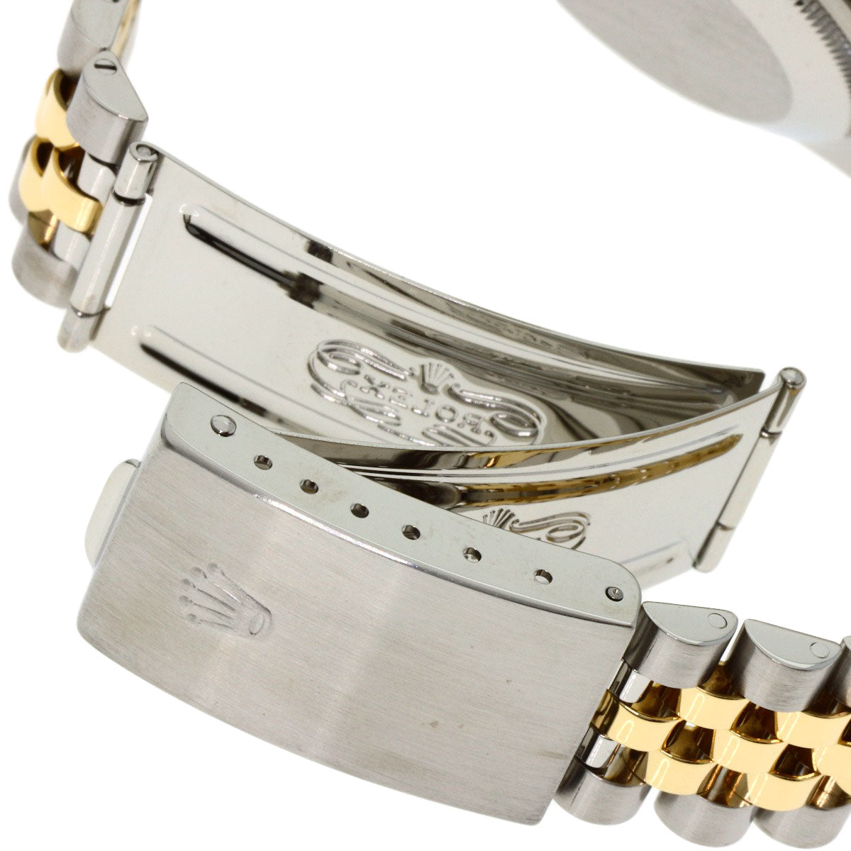 ROLEX DATEJUST 10P Diamond Watches 16233G Stainless Steel/SSxK18YG mens