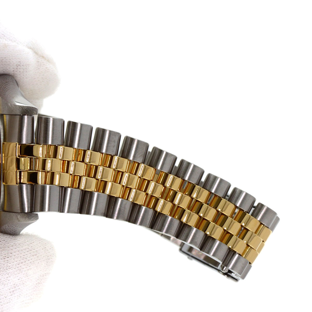 ROLEX DATEJUST 10P Diamond Watches 16233G Stainless Steel/SSxK18YG mens