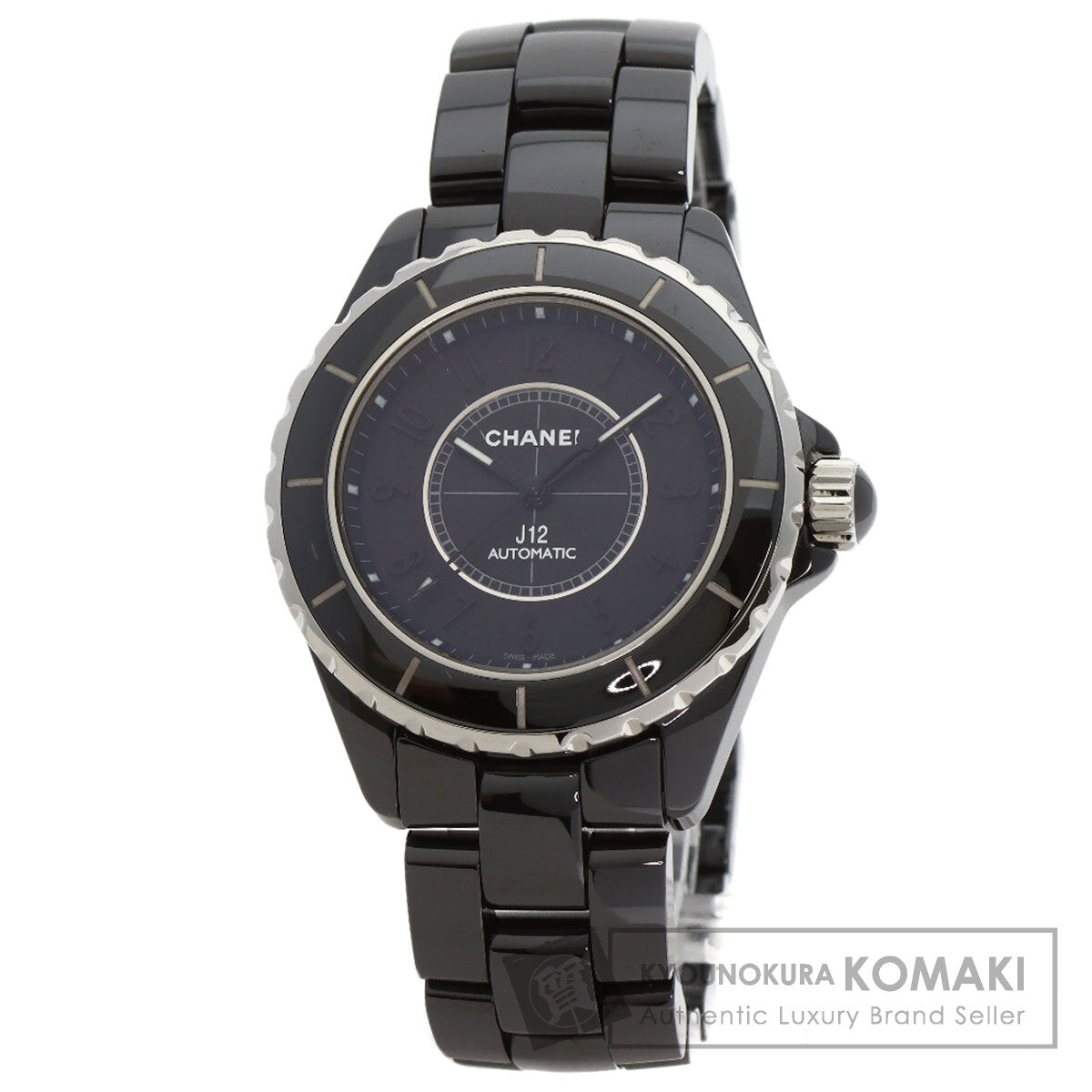 CHANEL J12 1.5 "Intense Black Watches H3829 Ceramic/Ceramic mens