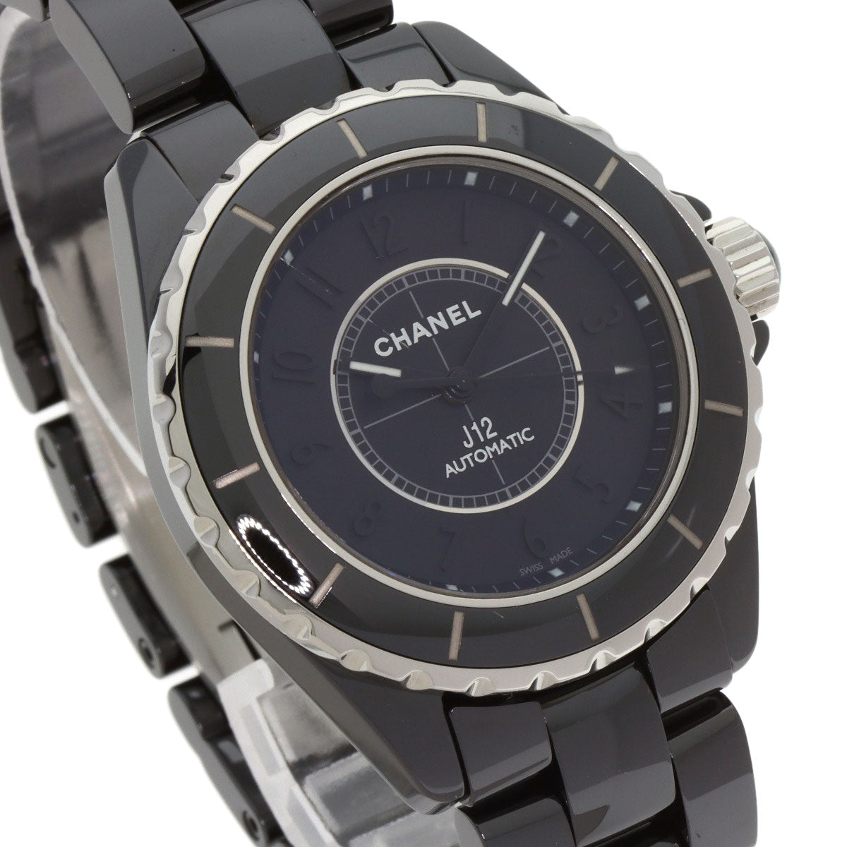 CHANEL J12 1.5 "Intense Black Watches H3829 Ceramic/Ceramic mens