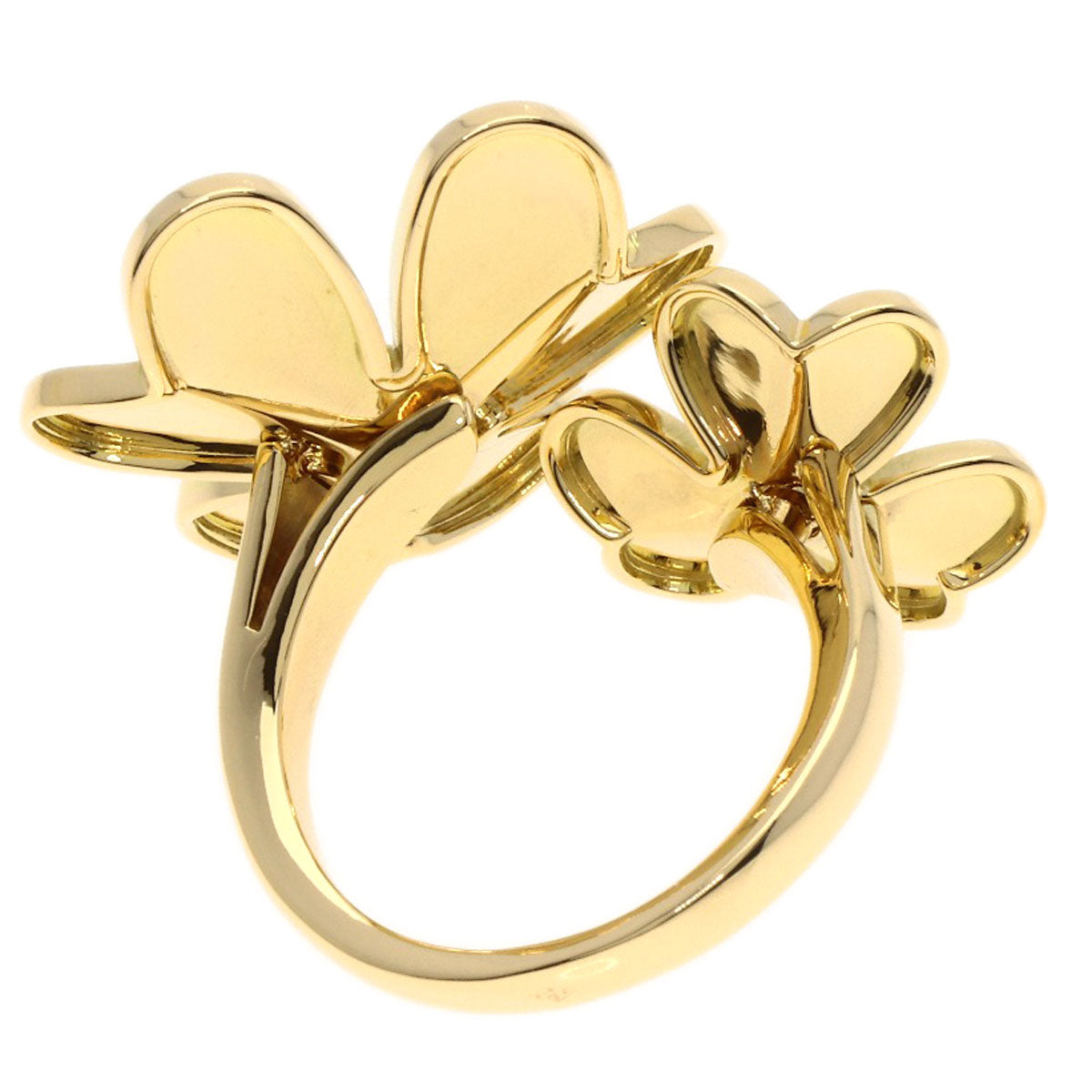 Van Cleef & Arpels Frivole Ring Entree Les Doors Diamond Ring K18 Yellow Gold Ladies [Used]