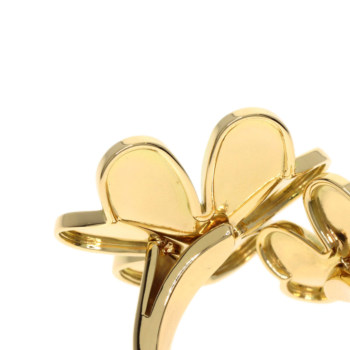 Van Cleef & Arpels Frivole Ring Entree Les Doors Diamond Ring K18 Yellow Gold Ladies [Used]