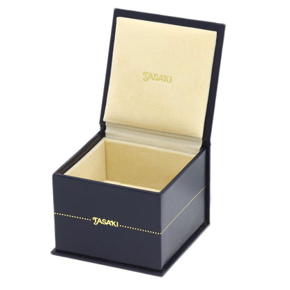 TASAKI Garnet Earring K18 White Gold Ladies [Used]