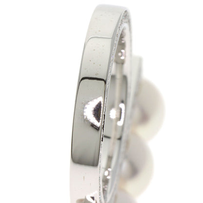 TASAKI Balance Signature Pavé Diamond Akoya Pearl Ring K18 White Gold Ladies [Used]