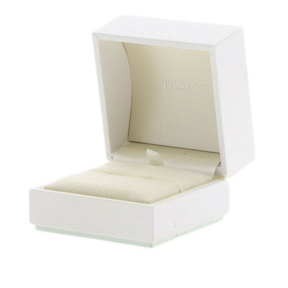 TASAKI Balance Signature Pavé Diamond Akoya Pearl Ring K18 White Gold Ladies [Used]