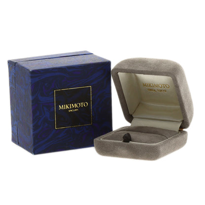 MIKIMOTO Akoya Pearl Pearl Diamond Ring Platinum PT950 Ladies [Used]