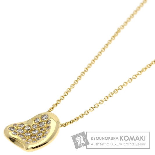 TIFFANY&Co. Full Heart Diamond Necklace K18 Yellow Gold Ladies [Used]