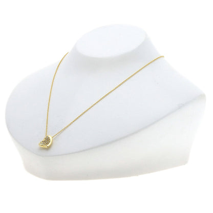 TIFFANY&Co. Full Heart Diamond Necklace K18 Yellow Gold Ladies [Used]