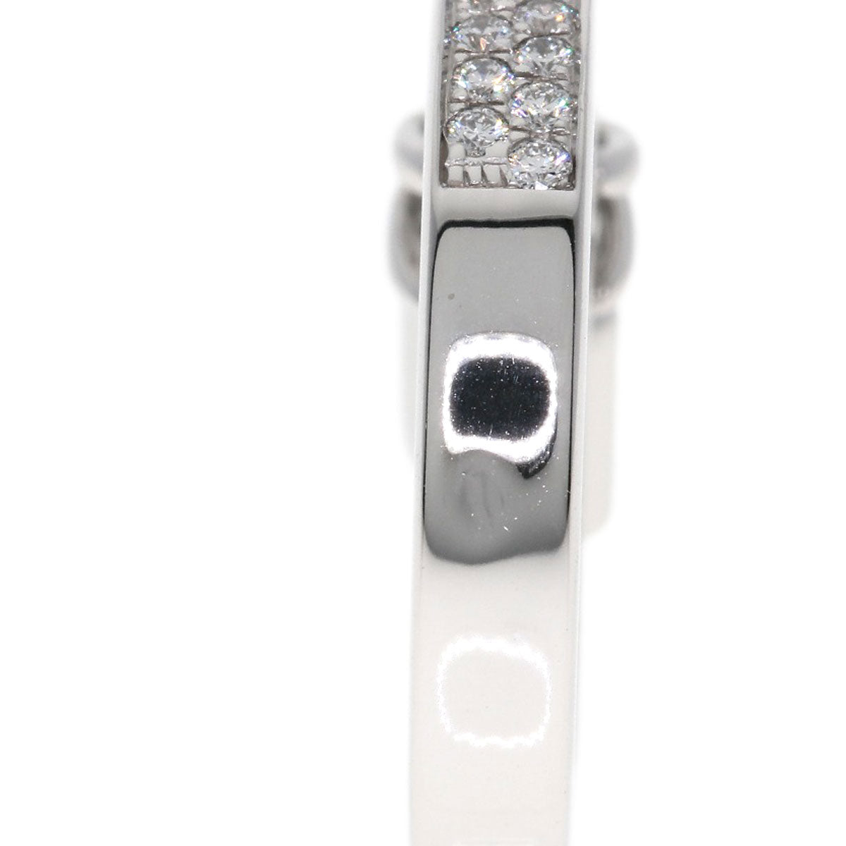 LOUIS VUITTON Berglockit Pave Diamond #48 Ring K18 White Gold Ladies [Used]