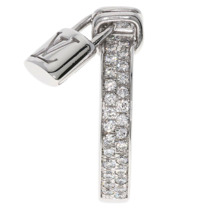 LOUIS VUITTON Berglockit Pave Diamond #48 Ring K18 White Gold Ladies [Used]