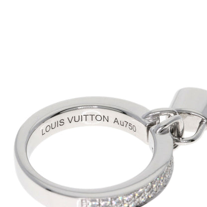 LOUIS VUITTON Berglockit Pave Diamond #48 Ring K18 White Gold Ladies [Used]