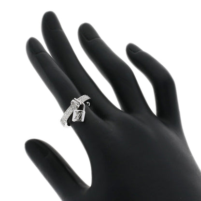 LOUIS VUITTON Berglockit Pave Diamond #48 Ring K18 White Gold Ladies [Used]