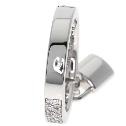 LOUIS VUITTON Berglockit Pave Diamond #48 Ring K18 White Gold Ladies [Used]