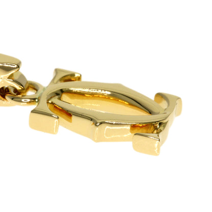 CARTIER 2C charm Pendant top K18 Yellow Gold Ladies [Used]