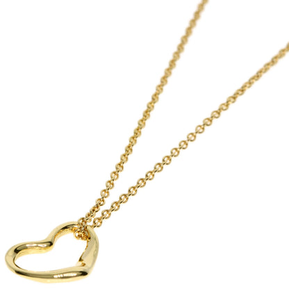 TIFFANY&Co. Open heart Necklace K18 Yellow Gold Ladies [Used]