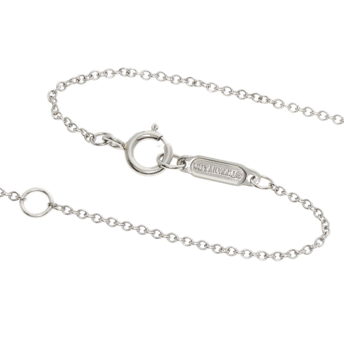 TIFFANY&Co. Victoria Key Diamond Necklace Platinum PT950 Ladies [Used]