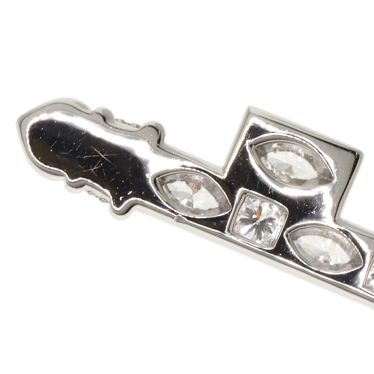 TIFFANY&Co. Victoria Key Diamond Necklace Platinum PT950 Ladies [Used]