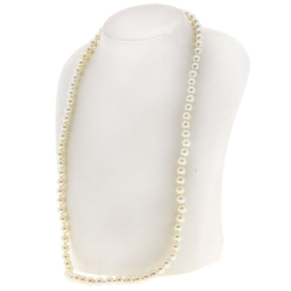 TASAKI Akoya Pearl Long Necklace Silver Ladies [Used]