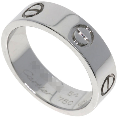 CARTIER love ring #54 Ring K18 White Gold Ladies [Used]