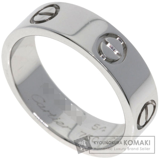 CARTIER love ring #54 Ring K18 White Gold Ladies [Used]