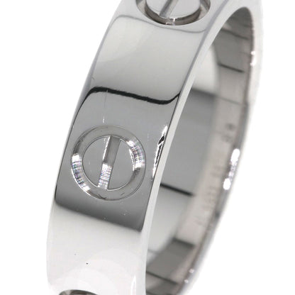 CARTIER love ring #54 Ring K18 White Gold Ladies [Used]