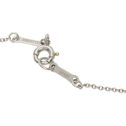 TIFFANY&Co. Open Heart Full Pave Diamond Necklace Platinum PT950 Ladies [Used]