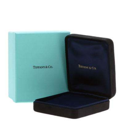 TIFFANY&Co. Open Heart Full Pave Diamond Necklace Platinum PT950 Ladies [Used]