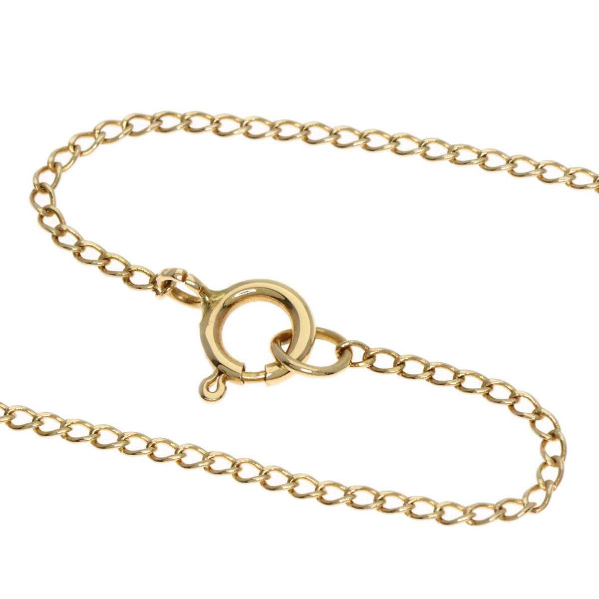 TIFFANY&Co. Cross Chain Heart Necklace K18 Yellow Gold SVLadies [Used]