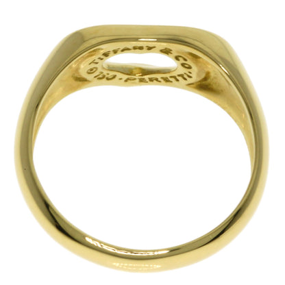 TIFFANY&Co. Open heart Ring K18 Yellow Gold Ladies [Used]