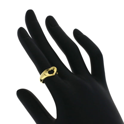 TIFFANY&Co. Open heart Ring K18 Yellow Gold Ladies [Used]