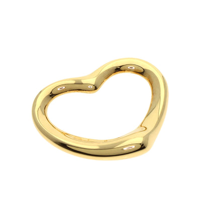 TIFFANY&Co. Open Heart TOP Pendant top K18 Yellow Gold Ladies [Used]