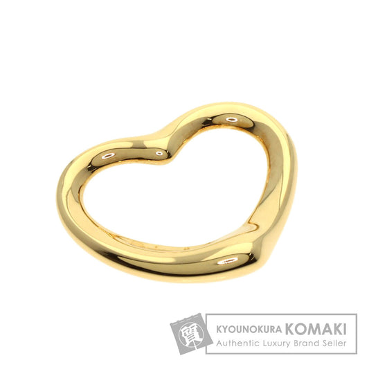 TIFFANY&Co. Open Heart TOP Pendant top K18 Yellow Gold Ladies [Used]