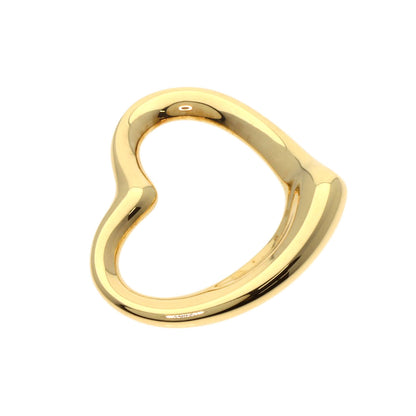 TIFFANY&Co. Open Heart TOP Pendant top K18 Yellow Gold Ladies [Used]