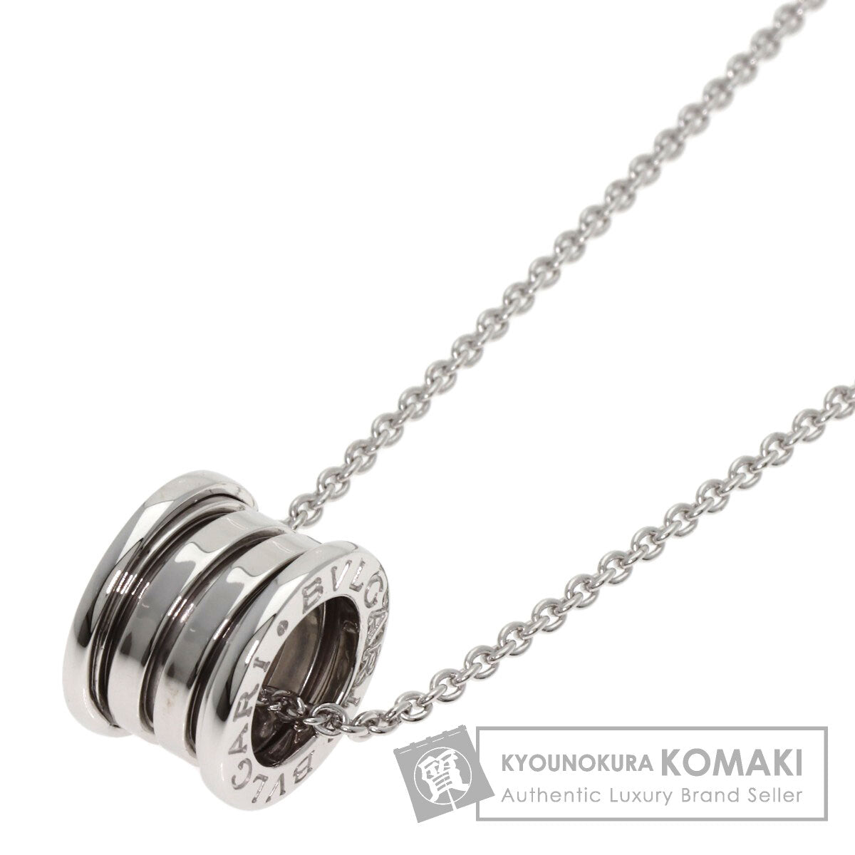 BVLGARI B.zero1 Necklace K18 White Gold Ladies [Used]