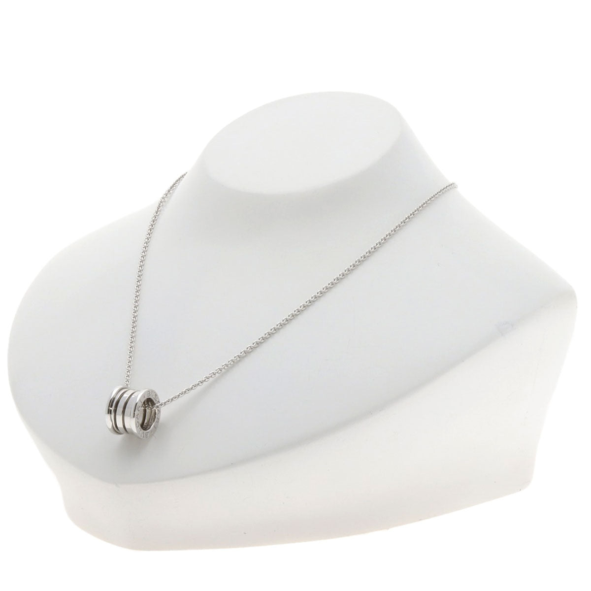 BVLGARI B.zero1 Necklace K18 White Gold Ladies [Used]