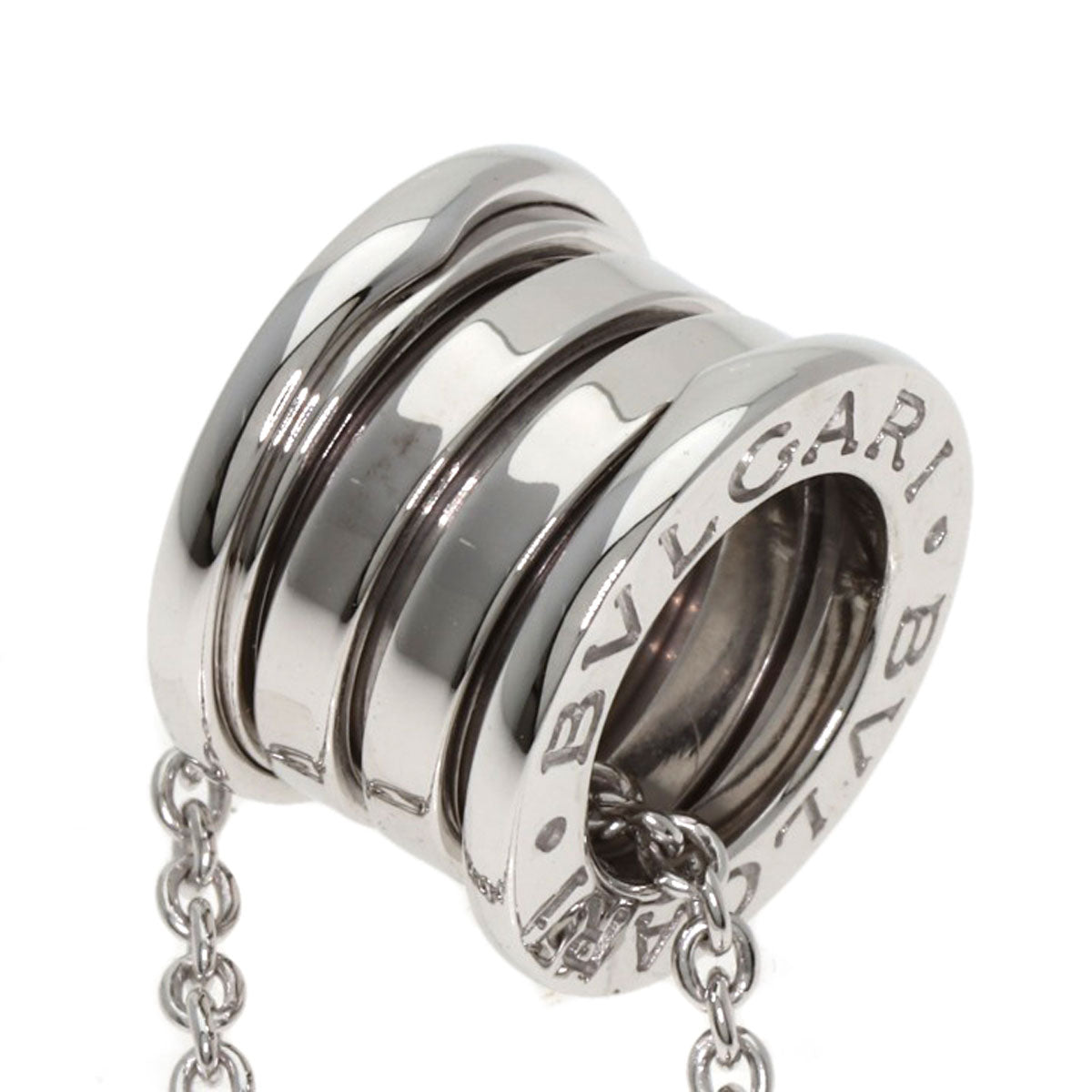 BVLGARI B.zero1 Necklace K18 White Gold Ladies [Used]