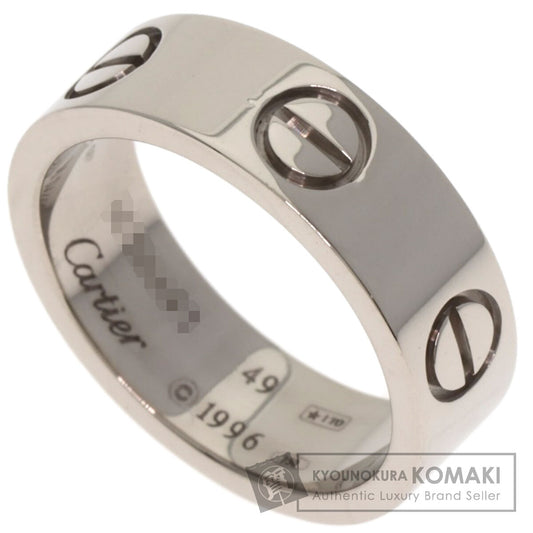 CARTIER love ring #49 Ring K18 White Gold Ladies [Used]