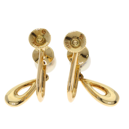 MIKIMOTO Pearl Pearl Earring K18 Yellow Gold Ladies [Used]