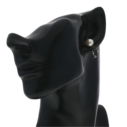 MIKIMOTO Akoya pearl Pearl 0.3" Earring K18 White Gold Ladies [Used]