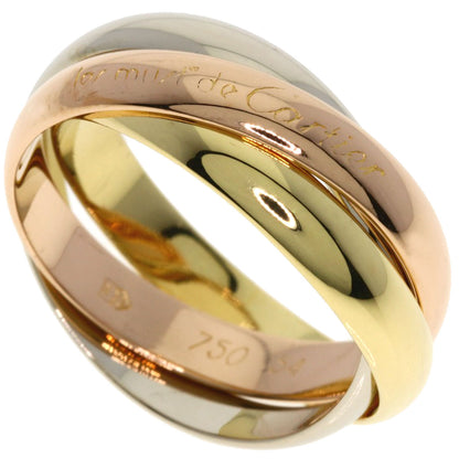 CARTIER Trinity #54 Ring K18 Yellow Gold 18K Pink GoldLadies [Used]